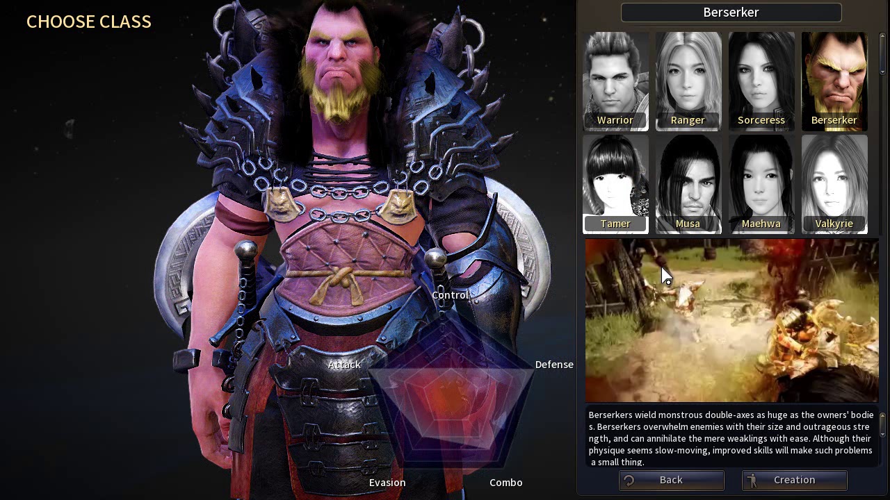 ตัวละครblack desert