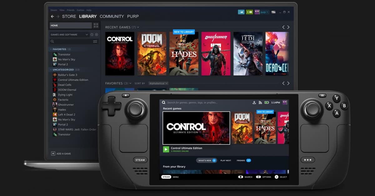 เครื่องเล่นเกมSteam Deck