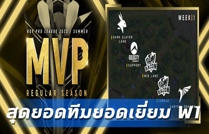 Week 1 ทีมยอดเยี่ยม